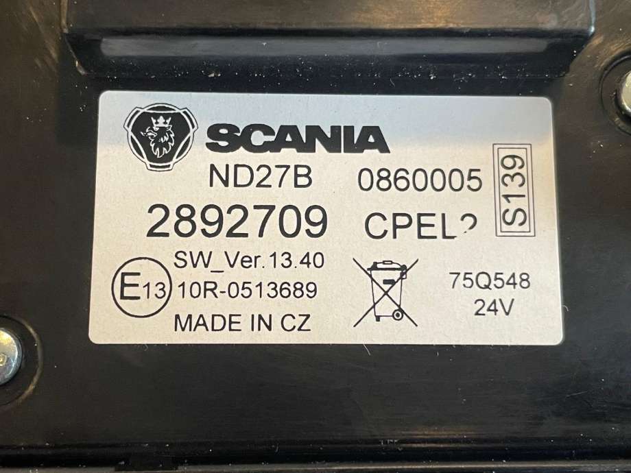 Bryter lys til Lastebil Scania LPGRS-Serie G 2018-->>  (SCANIA|2892709|2673079|)