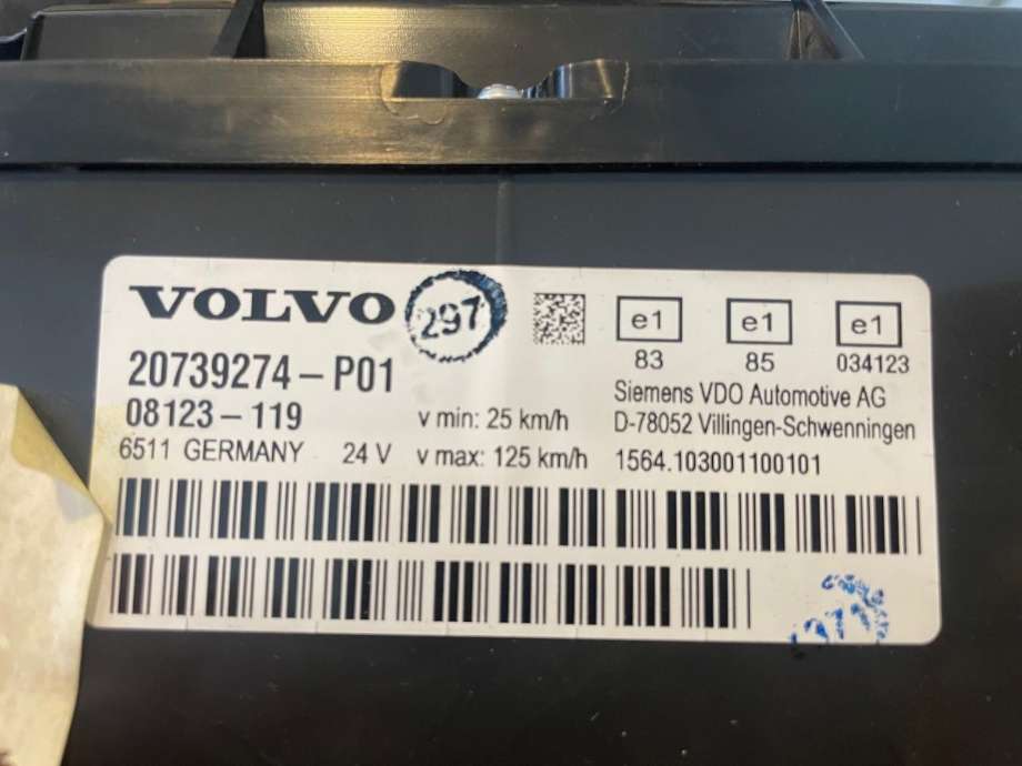 Instrumentpanel til Lastebil Volvo FH 2002-2008 (Versjon 2) (Versjon 2) (20739274|)