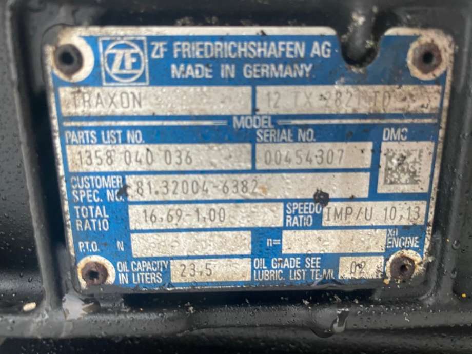 Girkasse til Lastebil MAN TGX 2008-->>  (ZF TRAXON|12 TX 2821 TD|)
