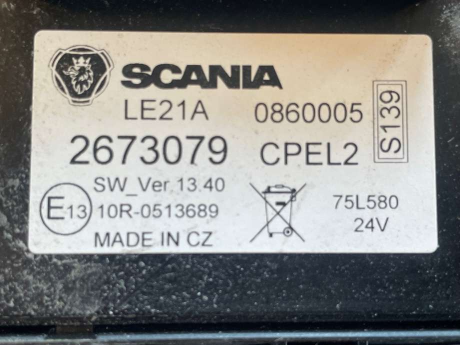 Bryter lys til Lastebil Scania LPGRS-Serie R 2018-->>  (SCANIA|2673079|2892709|)