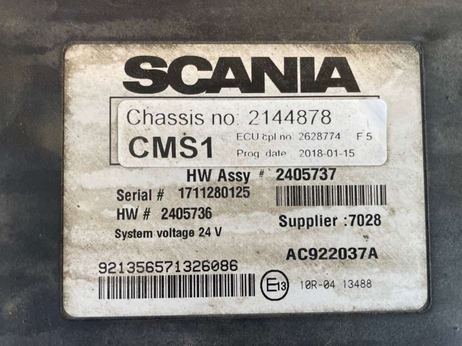 Styreenhet diverse til Lastebil Scania LPGRS-Serie R 2018-->>  (SCANIA|3263399|3261860|2628774)