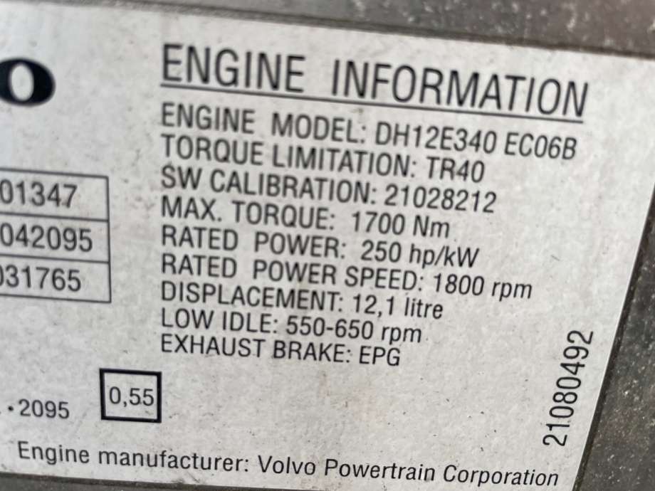 Motor diesel til Buss Volvo B12B 1991-2011  (DH12E340|)