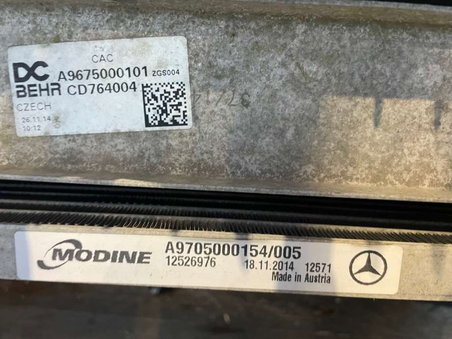 Radiatorpakke til Lastebil Mercedes Atego 3 2013-->>  (A9675000301|A9675000101|A9705000154)