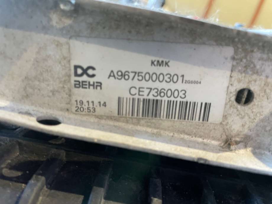 Radiatorpakke til Lastebil Mercedes Atego 3 2013-->>  (A9675000301|A9675000101|A9705000154)