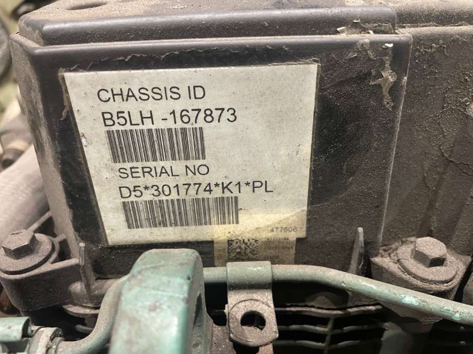 Motor diesel til Buss Volvo B5R 2012-->>  (VOLVO|D5K240 K1|)