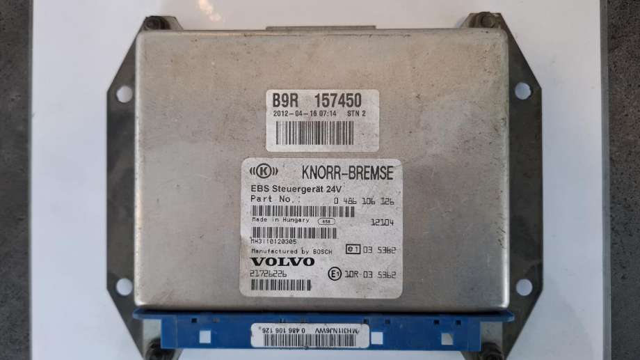 Lastebil, Styreenhet EBS til Buss Volvo 8900 2012-->>