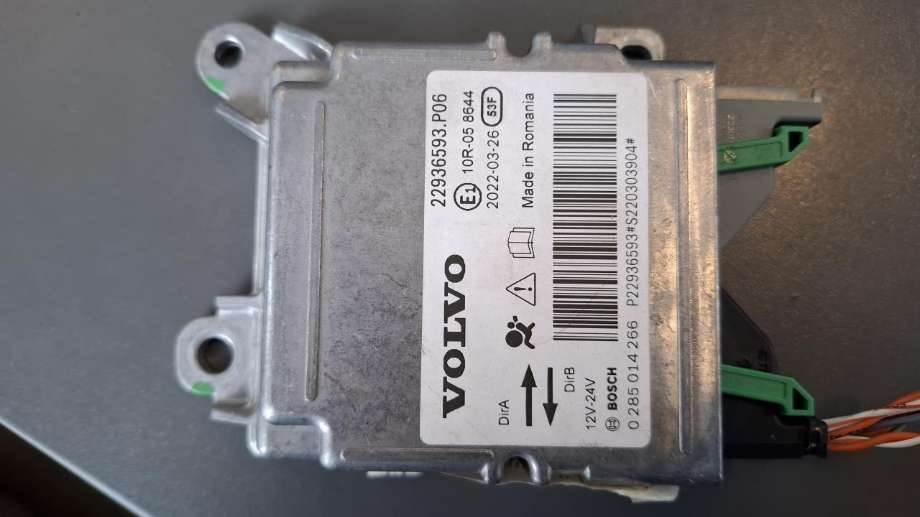Styreenhet airbag hovedsensor til Lastebil Volvo FH, 2021-->> (Versjon 5) (Versjon 5) 