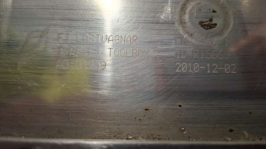 Verktøyskap til Lastebil Scania PGRT-Serie R 2003-2015  