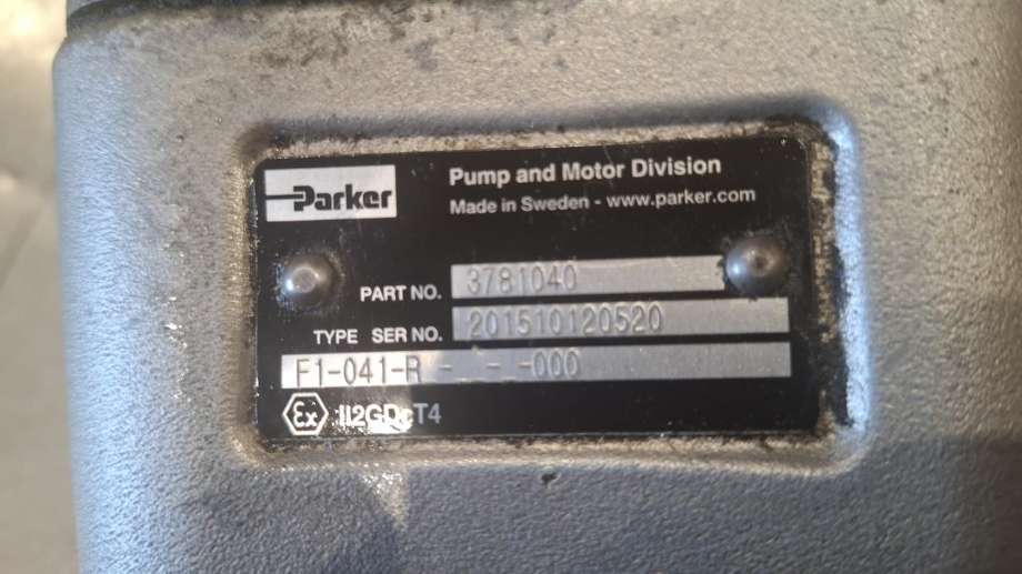 Hydraulikk pumpe til Lastebil MAN TGX 2008-->>  (3781040|SERIE NR: 201510120520|)