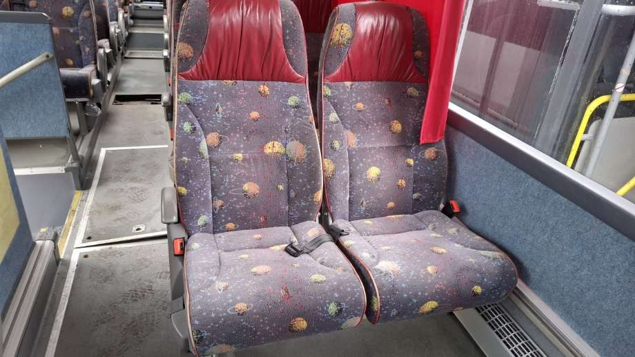 Buss, passasjersete venstre til Buss Volvo 9700H, 2002-2007 (versjon 1)