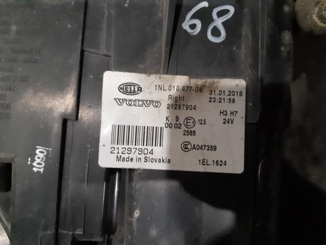 Tåkelykt venstre foran til Lastebil Volvo FH 2009-2013 (Versjon 3) (Versjon 3) (VOLVO|21297904|)