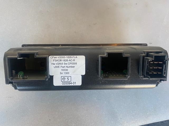 Varmeapparat betjening til Buss Volvo 9700S 2002-2007 (versjon 1)  (VOLVO|20855002|)
