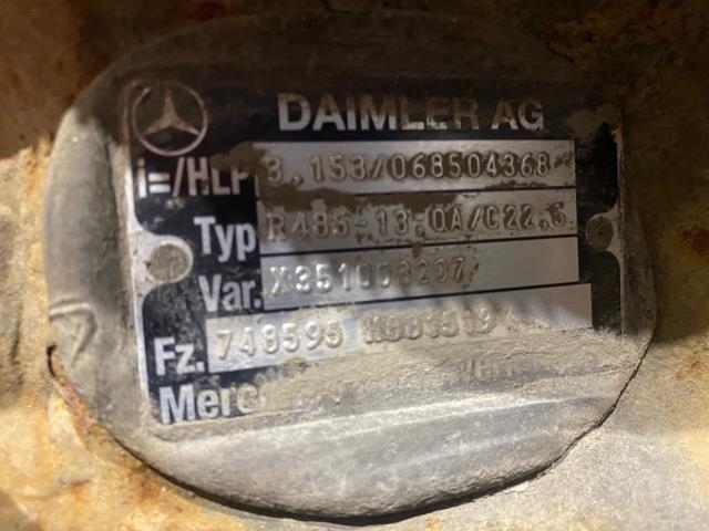 Lastebil, differensial til Lastebil Mercedes Actros 4 2011-2018  (MERCEDES|R486-13|0A/C22|5|X351003207|8|153/068504368)