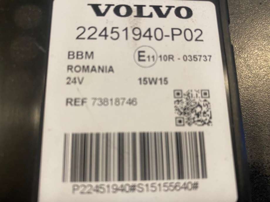 Styreenhet diverse til Lastebil Volvo FM 2014-2020 (Versjon 4) (Versjon 4) (VOLVO|22451940|)