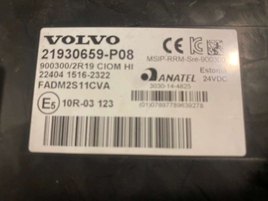 Styreenhet diverse til Lastebil Volvo FM 2014-2020 (Versjon 4) (Versjon 4) (VOLVO|21930659|)
