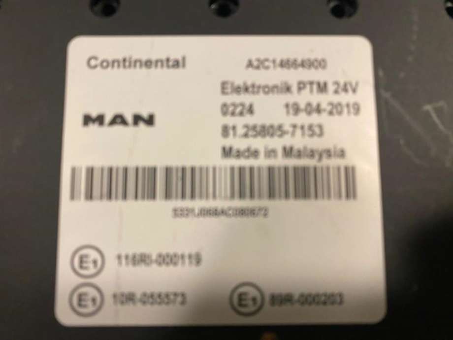 Styreenhet diverse til Lastebil MAN TGX 2008-->>  (MAN|81258057153|)