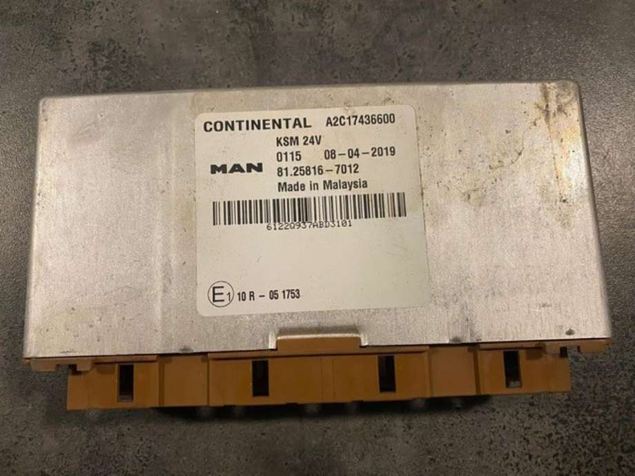Styreenhet diverse til Lastebil MAN TGX, 2008-->>  (MAN|81258167012)