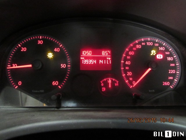 VW Caddy 2004-2010 (Type III, Fase 1) , Motorkode: BDJ;BST, Girkassekode: LBT