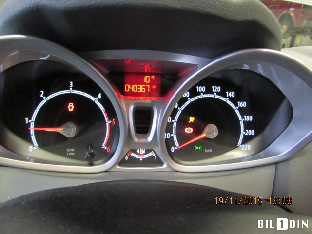 Ford Fiesta 2008-2012 (Type VI, Fase 1) , Motorkode: HHJF, Girkassekode: TRRN0