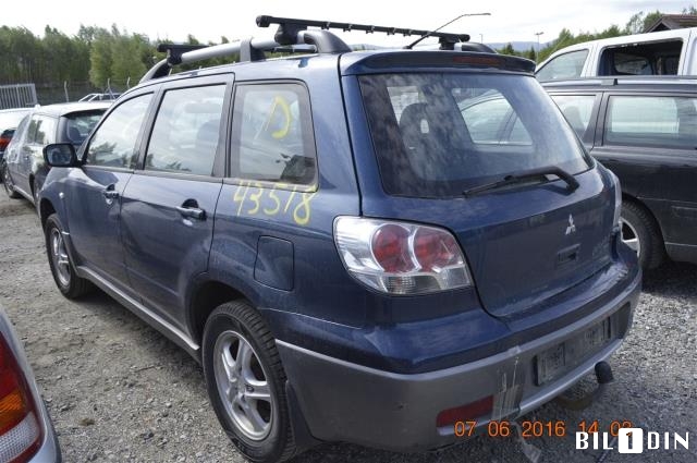 Mitsubishi Outlander 2003-2006 (Type I) , Motorkode: 4G69, Girkassekode: MN168377