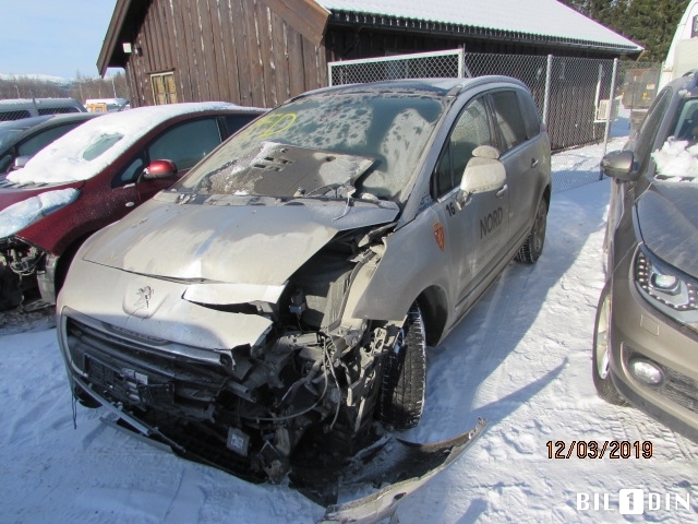 Peugeot 5008 2010-2017 (Type I) , Motorkode: BHZ, Girkassekode: 