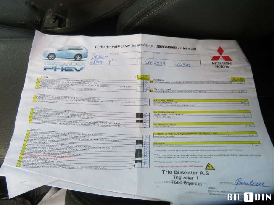 Mitsubishi Outlander 2012-2015 (Type III, Fase 1) , Motorkode: 4B11, Girkassekode:
