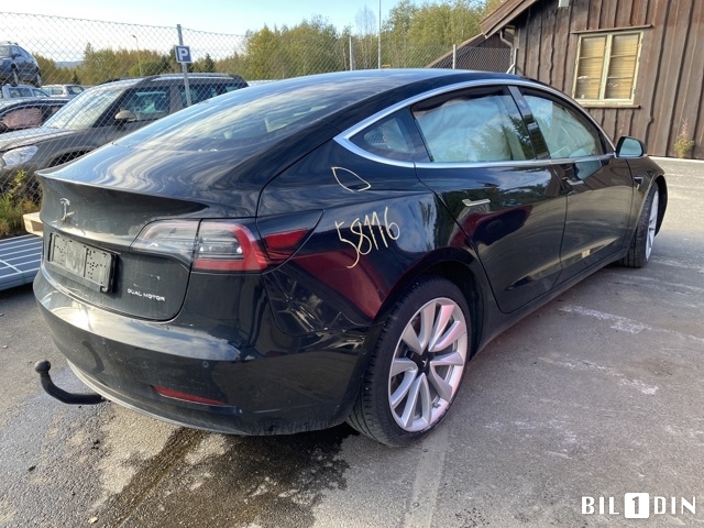 Tesla Model 3 2018-2023 (Fase 1) , Motorkode: 3D3, Girkassekode: 
