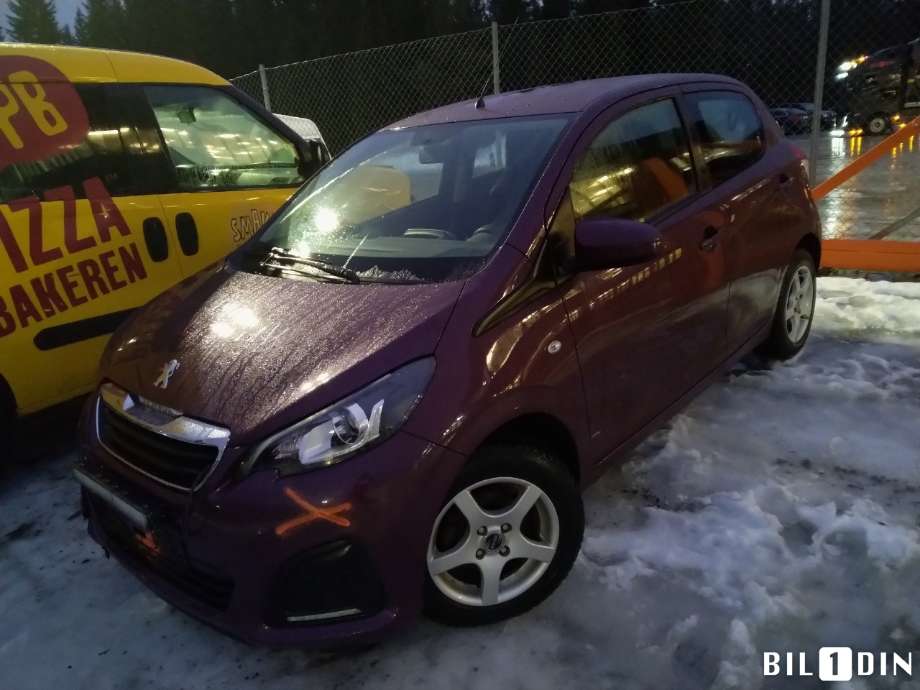 Peugeot 108 2014-->> delebil , Motorkode: CFB, Girkassekode: 