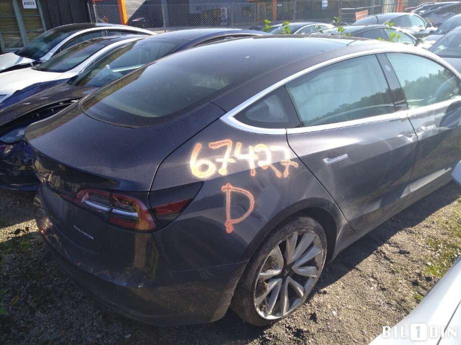 Tesla Model 3 2018-2023 (Fase 1) , Motorkode: 3D3, Girkassekode: 