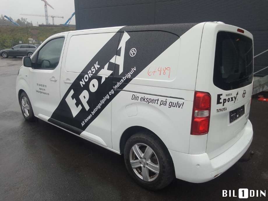 Toyota Proace 2016-->> (Type II) , Motorkode: ZKX, Girkassekode:
