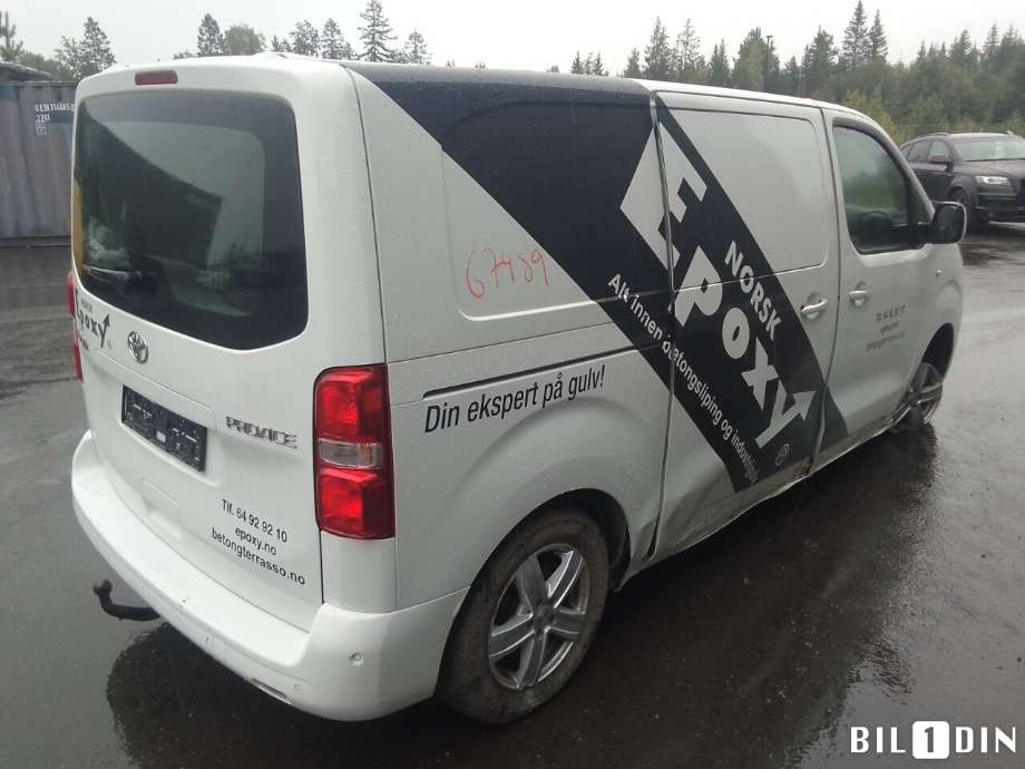 Toyota Proace 2016-->> (Type II) , Motorkode: ZKX, Girkassekode: