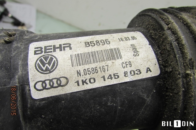 Intercooler til VW Touran 2003-2006 (Type I, Fase 1) (VOLKSWAGEN|1K0145803A|)