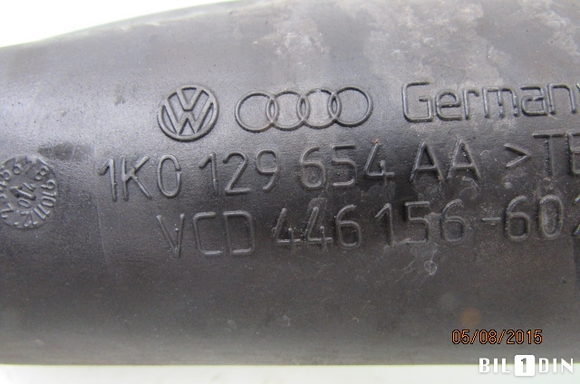 Turbo rør til VW Golf V, Combi 2003-2008  (VOLKSWAGEN|1K0129654AA|)