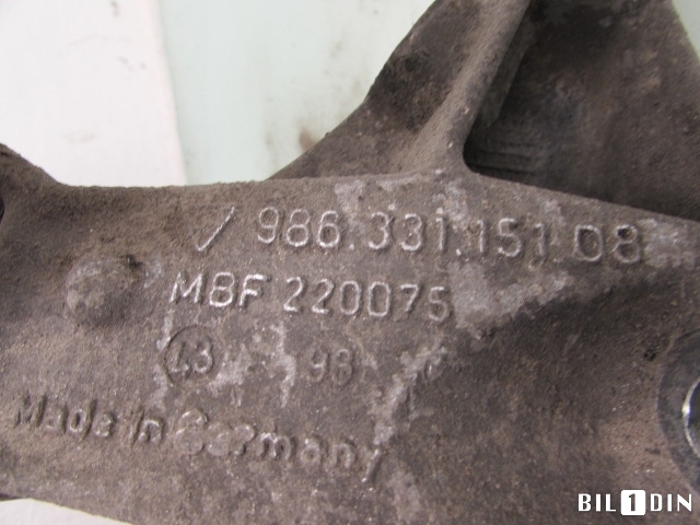 Travers bak til Porsche Boxster 1997-2004 (986) (986) (PORSCHE|98637514300|98633115108)