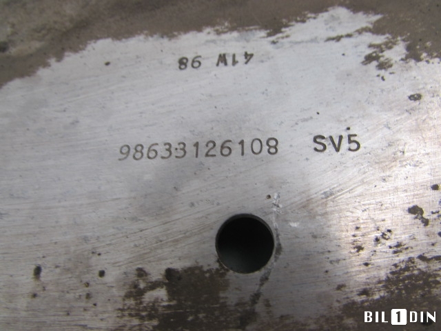 Motorplate under motor til Porsche Boxster 1997-2004 (986) (986) (PORSCHE|98633126108|)