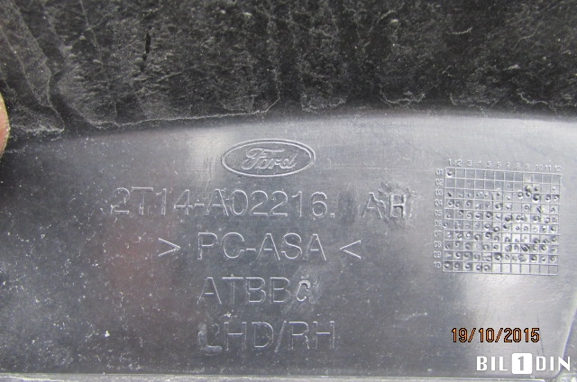 Deksel til Ford Transit Connect 2009-2013 (Type I, Fase 2)  (FORD|2T14A02216AH|)