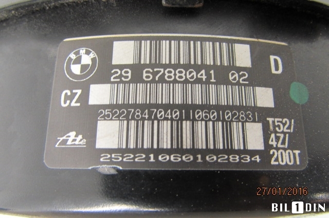 Bremsekraft-forsterker til BMW 3-Serie 2005-2011 (E90/E91/E92/E93) (E90/E91/E92/E93) (BMW|34336789773||29678804102)