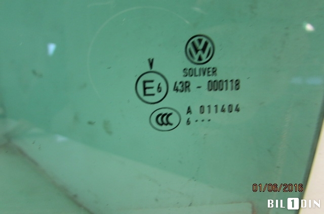 Siderute venstre bak til VW Passat 2005-2010 (B6) (B6) (VOLKSWAGEN|43R000118|)
