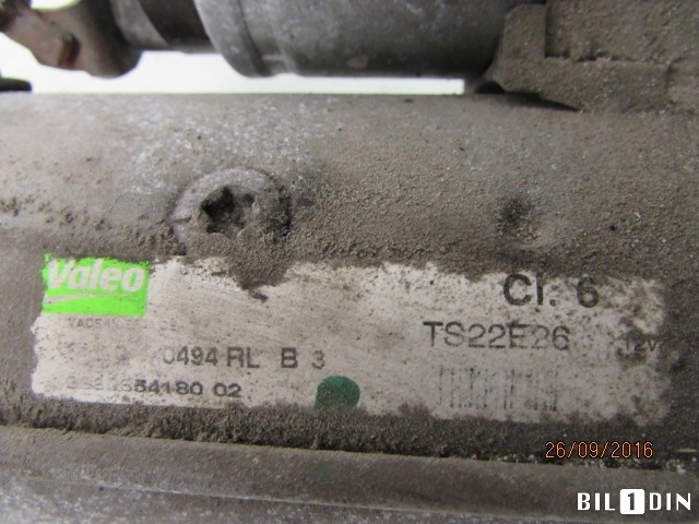 Starter diesel til Peugeot Partner 2008-2015 (Type II, Fase 1)  (PEUGEOT|9662854180|TS22E26|)