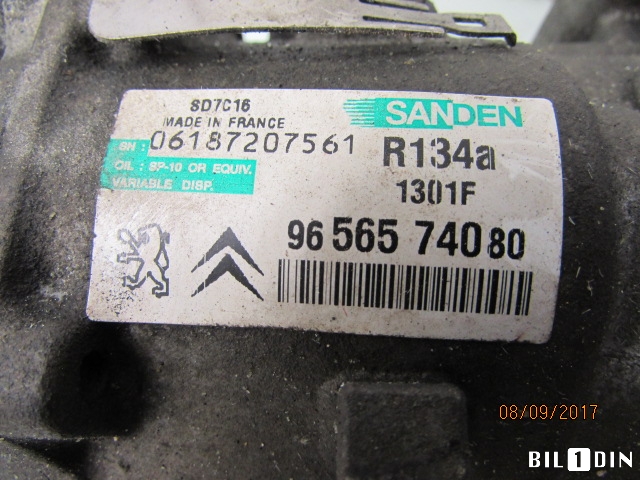 Aircondition kompressor til Peugeot 407 2004-2010 (PEUGEOT|9646972280|)