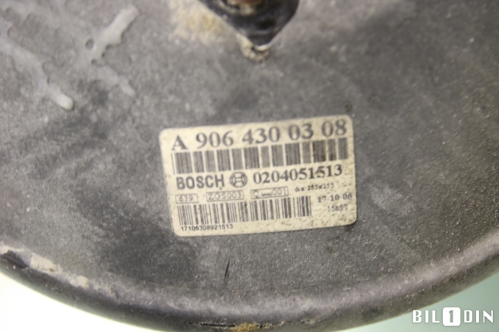 Bremsekraft-forsterker til Mercedes Sprinter 2006-2013 (Fase 1) (906) (906) (MERCEDES|0204051513|A9064300308|)