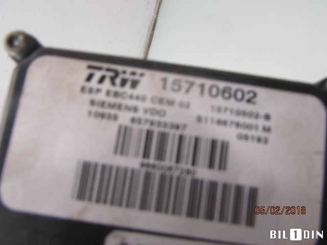 ABS sentral til Peugeot 407 2004-2010 (PEUGEOT|276516002765|15710602|)