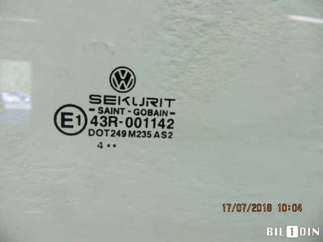 Siderute høyre foran til VW Polo 2002-2005 (Type IV, Fase 1) (VOLKSWAGEN|43R001142|DOT249M235AS2|)