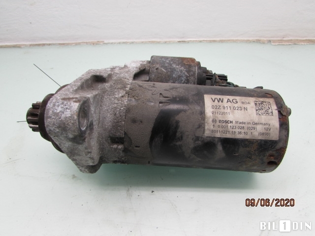 Starter diesel til VW Transporter / Caravelle 2009-2015 (Fase 2) (T5) (T5) (VOLKSWAGEN||02Z911023N)