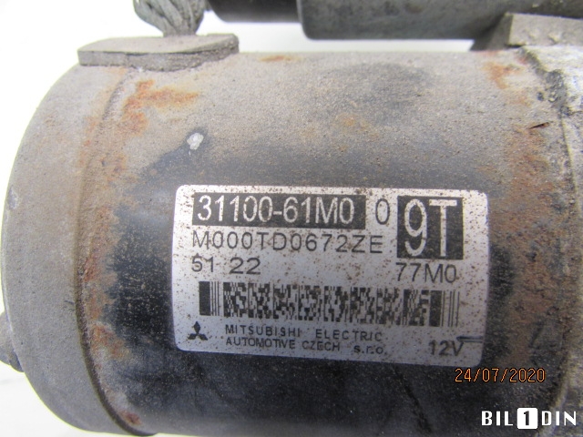 Starter til Suzuki SX4 2009-2013 (Type I, Fase 2)  (SUZUKI|3110061M0|M000TD0672ZE|)