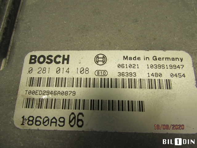 Styreenhet motor til Mitsubishi Outlander 2007-2010 (Type II, Fase 1) (MITSUBISHI|1860A906|0281014108|)