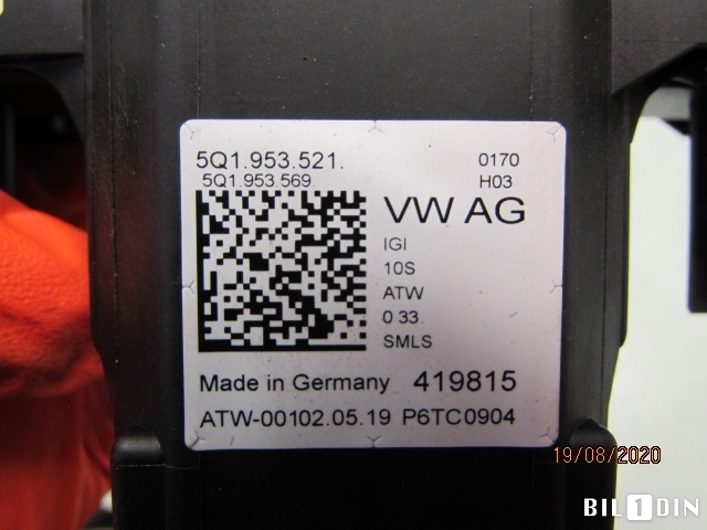 Bryter combi til VW Golf VII 2017-2020 (Fase 2)  (VOLKSWAGEN|5Q1953521M|5Q1953502AA|5Q1953521)