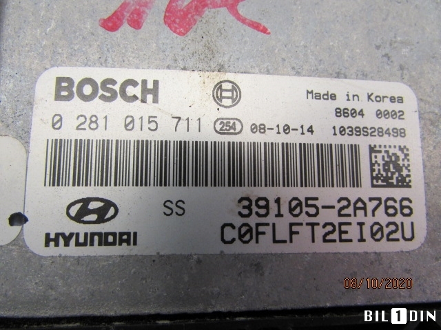 Styreenhet motor til Hyundai i30 2007-2012 (Type I)  (HYUNDAI|391052A766|0281015711|)
