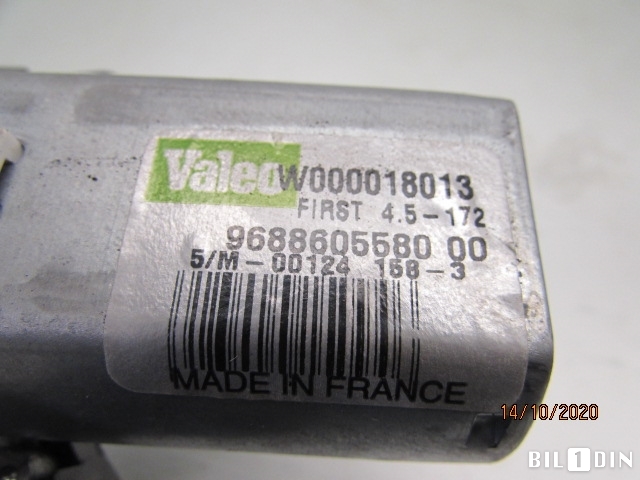 Viskermotor bakrute til Peugeot 508 2011-2014 (Type I, Fase 1)  (PEUGEOT|6405RX|W000018013|9688605580)