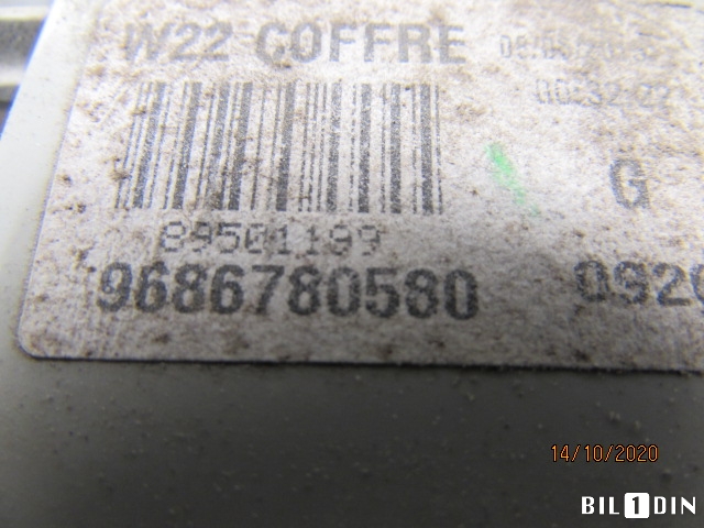 Baklykt venstre indre til Peugeot 508 2011-2014 (Type I, Fase 1)  (PEUGEOT|6350LZ||9686780580)